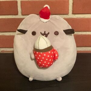 Pusheen hot chocolate cocoa mug winter holiday plush 9”